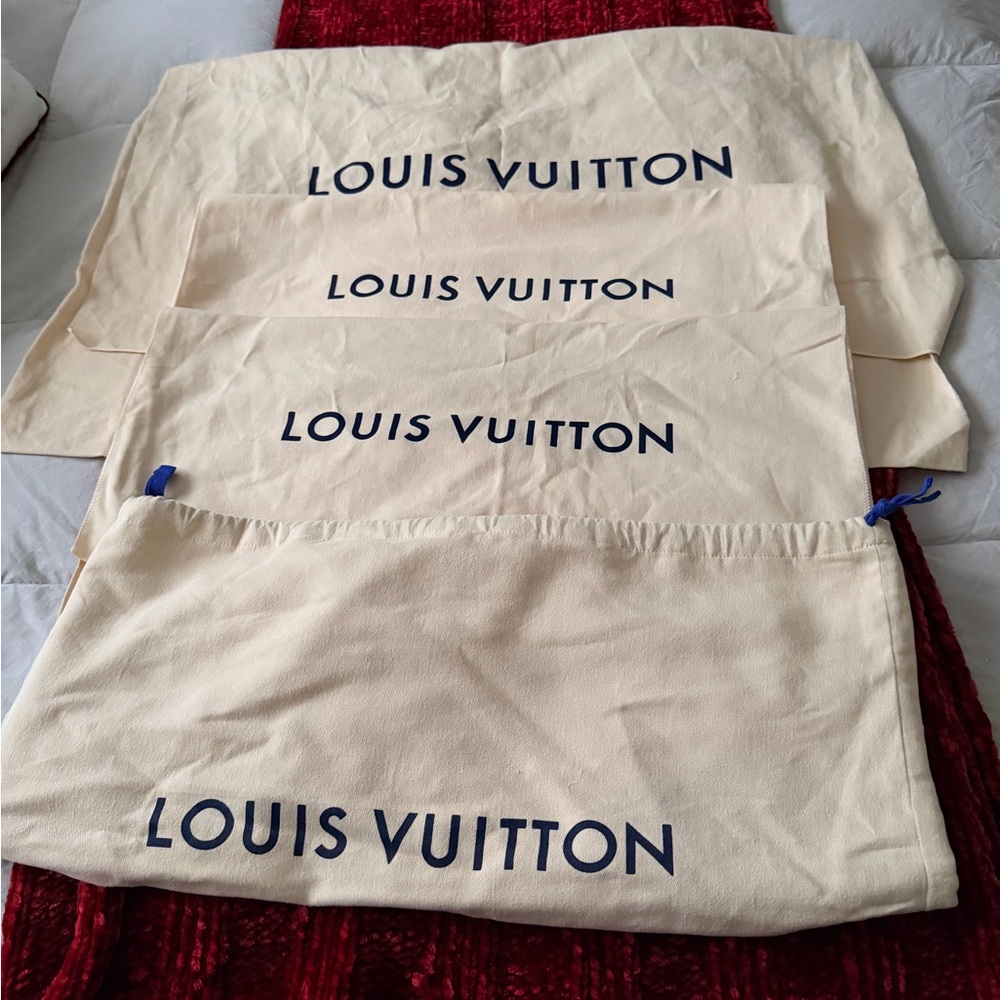 Authentic Louis Vuitton Cotton Fabric in Cream $35 per bag